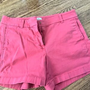 J Crew women’s chino shorts 3” - red - Sz. 6